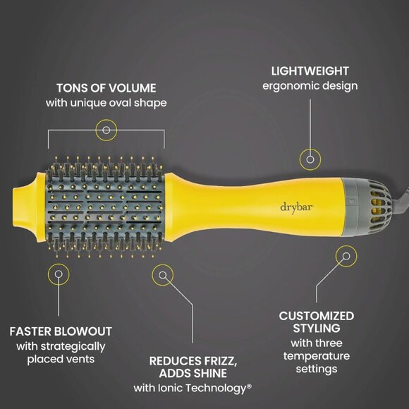 NEW Drybar The Double Shot Blow-Dryer Brush - NIB Retail $155 UPC 819204014870 - Picture 8 of 8